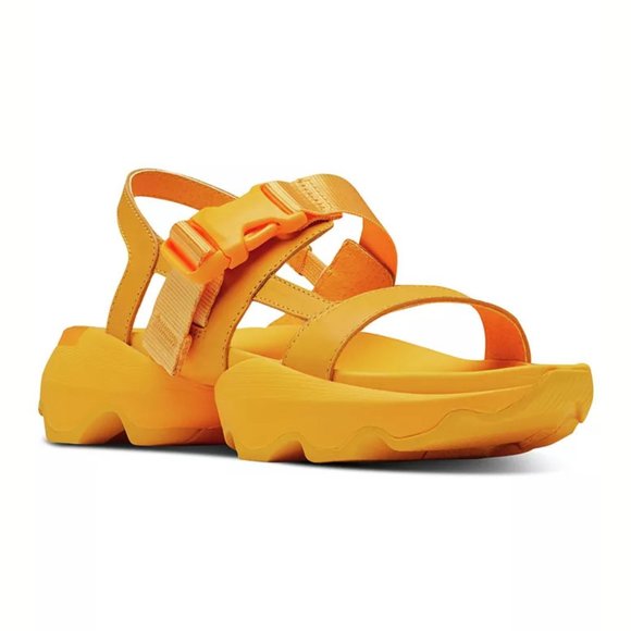 Sorel Shoes - NEW Sorel Size 7, Women's Kinetic Impact Slingback Wedge Sandals, Electric Mango